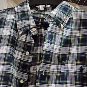 Ralph Lauren Flannel Shirt (back-to school/college)